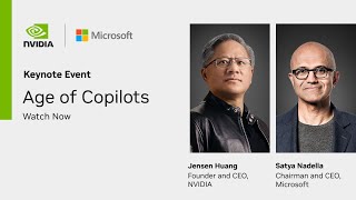 NVIDIA CEO Jensen Huang at Microsoft Ignite 2023 [upl. by Salazar417]