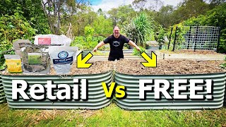 RETAIL Products Vs FREE Resources Garden Bed Preparation SHOWDOWN [upl. by Polloch]