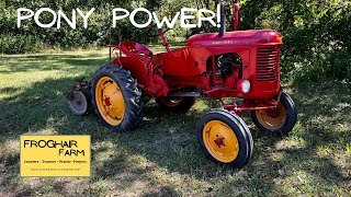 Massey Harris Pony Tractor Discing the Field [upl. by Theone957]