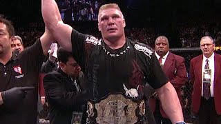 Brock Lesnar Claims Title with Dominant TKO Finish  Crowning Moment 👑 [upl. by Toscano527]