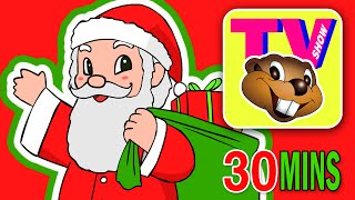 BBTV S1 E6 quotChristmas Specialquot  Busy Beavers TV Show  Santa Rudolph Frosty Jingle Bells Kids [upl. by Iramohs]