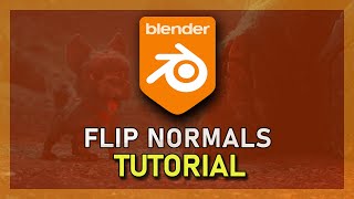 Blender  How To Flip Normals [upl. by Kerril]