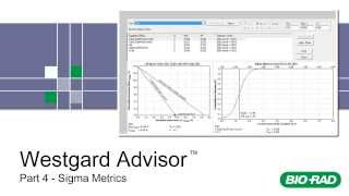 BioRad Westgard Advisor for Unity Real Time Training  Part 4  Sigma Metrics [upl. by Ayoras]