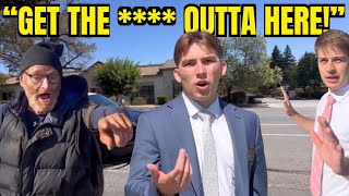 MORMONS GONE WILD IN GILROY CA  First Amendment Audit [upl. by Letsyrk]