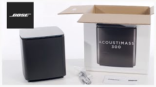 Bose Acoustimass 300 – Unboxing and Setup [upl. by Eladal]