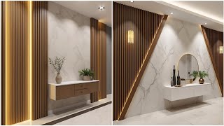 100 Modern Wall Decorating Ideas 2025  Living room Wall Cladding amp Home Interior Design Trends [upl. by Ydnelg37]