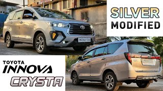 LATEST INNOVA CRYSTA 2022 SILVER MODIFIED📞9820187037 [upl. by Clarisse]