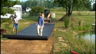 US Fabrics Inc Driveway Fabric Installation Video [upl. by Eruza797]