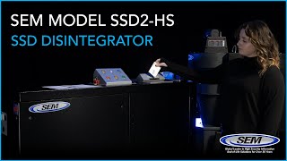 SEM Model SSD2HS Disintegrator [upl. by Allerym243]