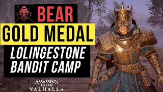 🥇 LOL GOLD LOLINGESTONE Bandid Camp  Trial of the BEAR  Mastery Challenge Tips  AC Valhalla [upl. by Normi950]