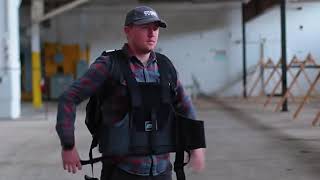 Citizen Armor RTG Bulletproof Backpack Vest quick deploy protection [upl. by Alleiram78]