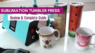 How To Sublimate Tumblers  Realkant Tumbler Mug Press Review [upl. by Suanne502]