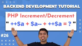 PHP Increment and Decrement Operators in Hindi  PHP Tutorial in Hindi 2020 26 [upl. by Enaled]