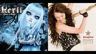 Kerli x Miley Cyrus  quotButterflies at the Oceanquot Mashup [upl. by Alvina952]