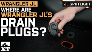 How To Pull Your JL Wranglers Drain Plugs [upl. by Annal623]