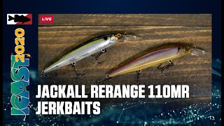 Jackall Rerange 110MR Jerkbaits with Jared Lintner  ICAST 2020 [upl. by Etnuahs]