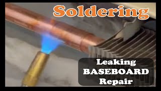 How to FIX Baseboard Leak [upl. by Cordle]