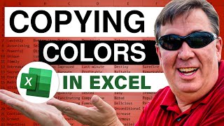 Excel  Copying 56 Legacy Color From One Workbook to Another  Episode 528 [upl. by Rowell]