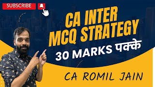 CA Inter May 24 MCQ Strategy  How to Practice ICAI MCQ Questions How to Solve MCQ Questions [upl. by Jecho]