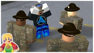 TROLLING ARMY GROUPS IN ROBLOX [upl. by Byrn]