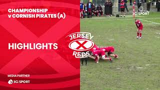 Championship Highlights Cornish Pirates v Jersey Reds [upl. by Lail]