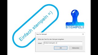 Dynamischen Text Stempel erstellen  Create dynamic text stamp  Tutorial [upl. by Giff748]