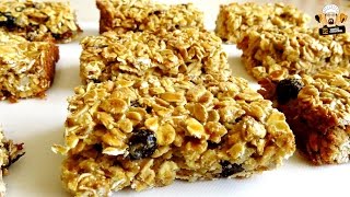 2 INGREDIENT MUESLI BARS RECIPE DIY EASY FOR KIDS [upl. by Nauqe]