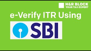 How to eVerify ITR using SBI Net Banking [upl. by Egidius]