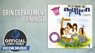 Grin Department  Fininger Official Lyric Video [upl. by Myrle]