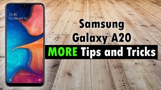 Samsung Galaxy A20 Tips and Tricks Part 2 [upl. by Gena448]