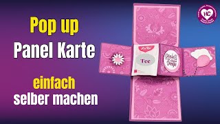 Magic Pop up Karte selber basteln Anleitung [upl. by Bigod]