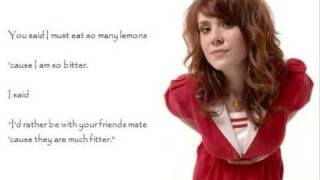 kate nash  foundations lyrics [upl. by Dasie]