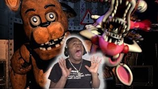 SLAPPED MY FRIEND OUT OF FEAR  Five Nights At Freddys 2 Night 2 Attempt [upl. by Blakeley141]