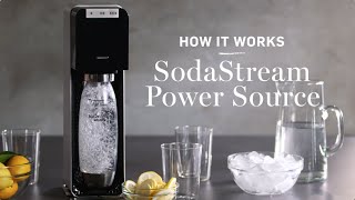 How It Works SodaStream Power Source Sparkling Water Maker [upl. by Noied246]