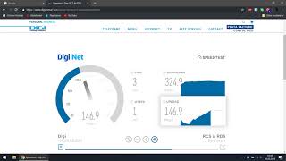 Test Viteza DIGI FIBERLINK 1000 Wireless 5GHZ [upl. by Twelve732]