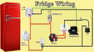 Fridge Wiring diagram refrigerator wiring [upl. by Brina]