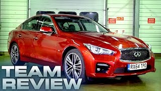 Infiniti Q50 Team Review  Fifth Gear [upl. by Yenhpad]