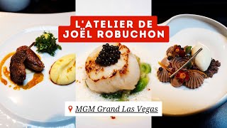 LAtelier De Joël Robuchon  MGM Grand Las Vegas Seasonal Discovery Menu Experience lasvegasfood [upl. by Anihta]