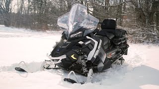 Full REVIEW 2018 800 Polaris Titan Adventure 155 [upl. by Ailak]