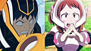 Uraraka And Sero Vs Nine Full Fight DUB  My Hero Academia Heroes Rising [upl. by Airetnahs967]