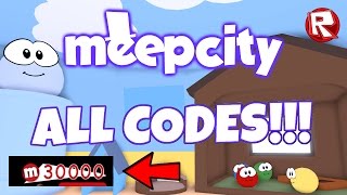 MeepCity ALL THE CODES 100 WORKING March 2017 Roblox [upl. by Labotsirhc]