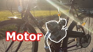 Fahrrad mit Motor selber bauen 40kmh [upl. by Raman]