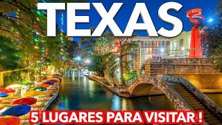 Los 5 Lugares Más Visitados de TEXAS [upl. by Semadar306]