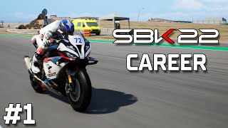 SBK 22 Career Mode Part 1  So Many Issues [upl. by Aiekram342]