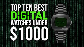 Top Ten Best Digital Watches Under 1000 [upl. by Lawry]