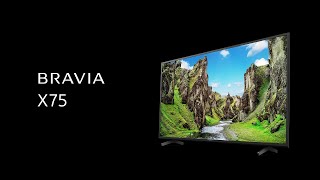 Sony BRAVIA X75 4K HDR TV with Google Assistant [upl. by Erund649]