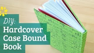 DIY Hardcover Book  Case Bookbinding Tutorial  Sea Lemon [upl. by Columbus]