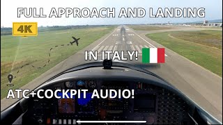 Epic 4K Cockpit Landing in Lamezia Italy Stunning Coastal Approach w GoPro amp Live ATC Audio [upl. by Eanaj]