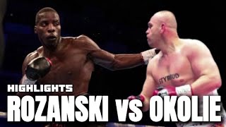 LUKASZ ROZANSKI VS LAWRENCE OKOLIE HIGHLIGHTS  KNOCKOUT [upl. by Amory]