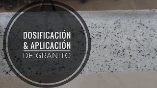 como aplicar ¡¡¡GRANITO LAVADO Dosificación ⚖ amp Aplicación👷‍♂️ [upl. by Castor394]